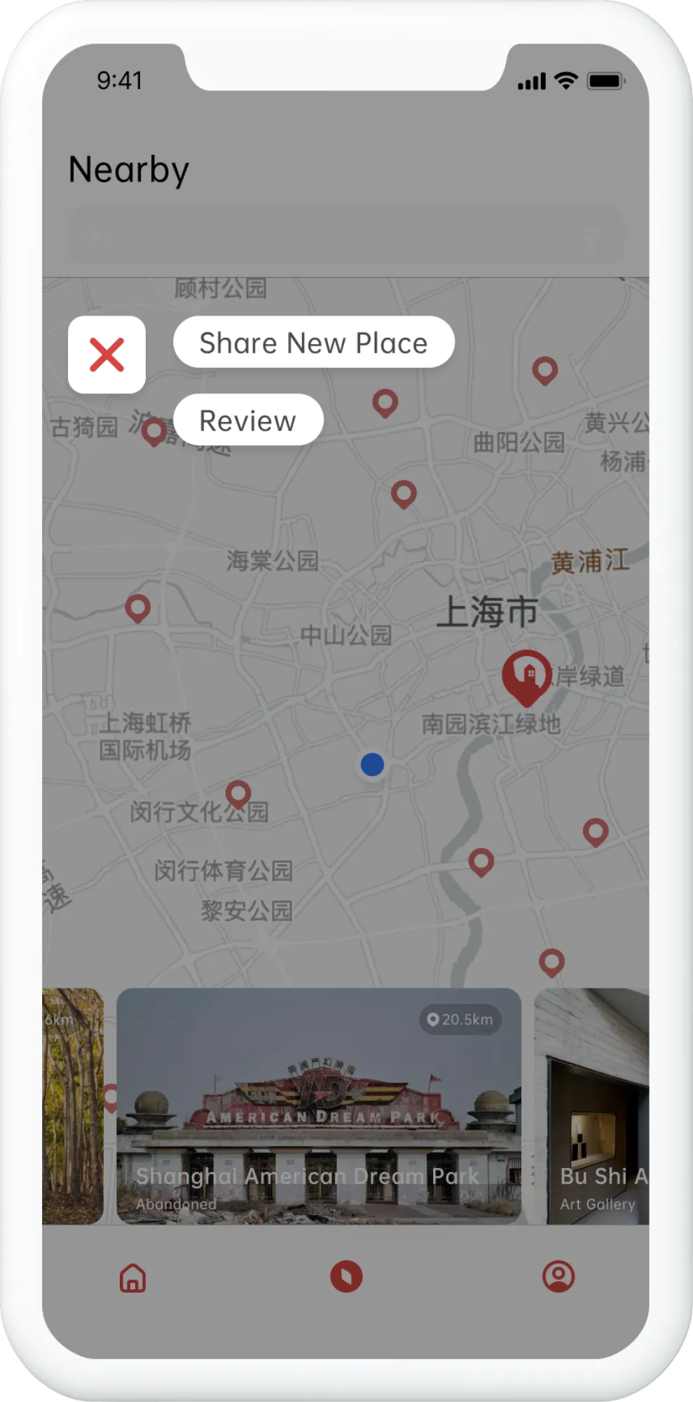 OddityQuest app prototype.