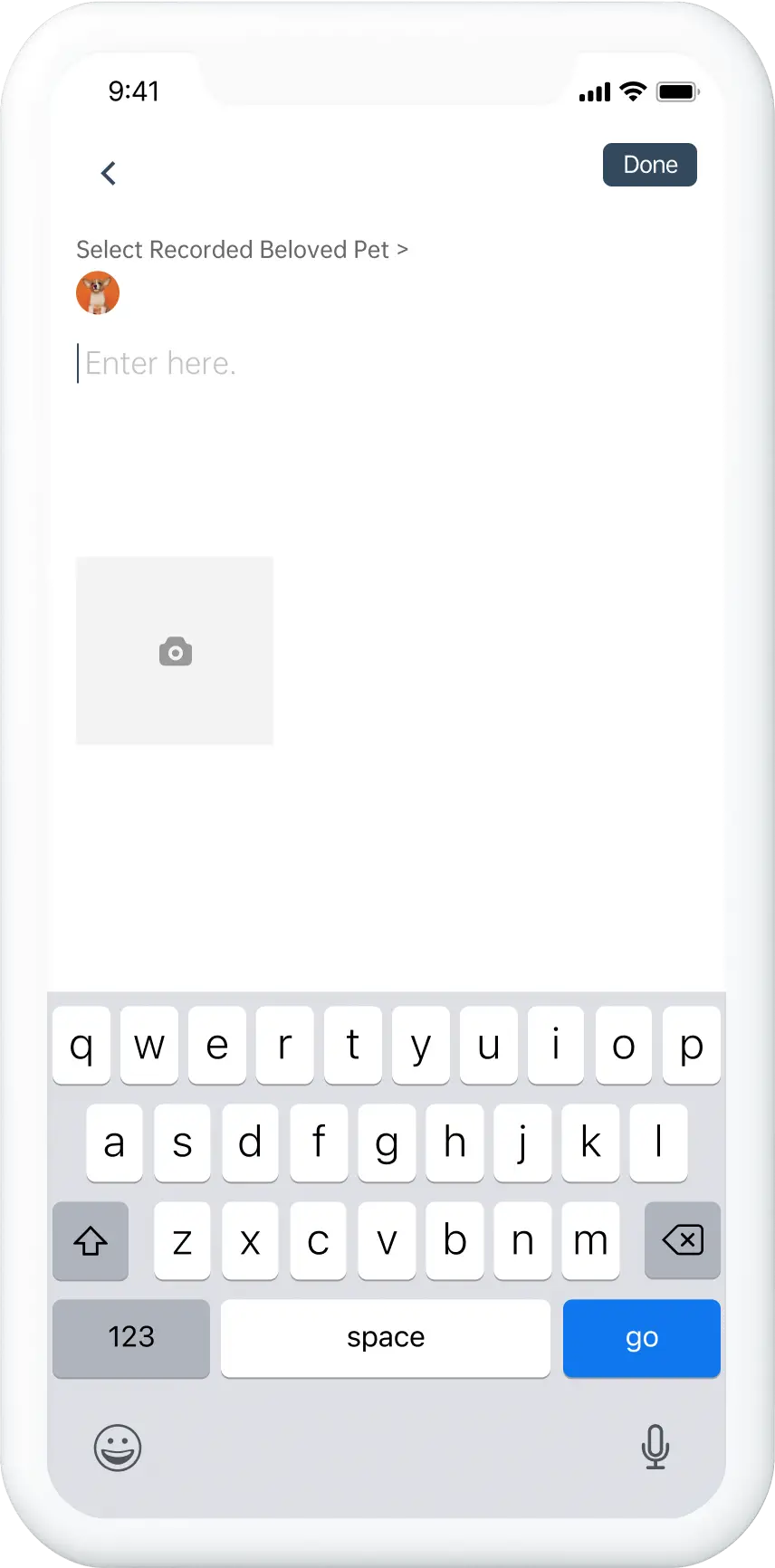 PawsomeCare app prototype.