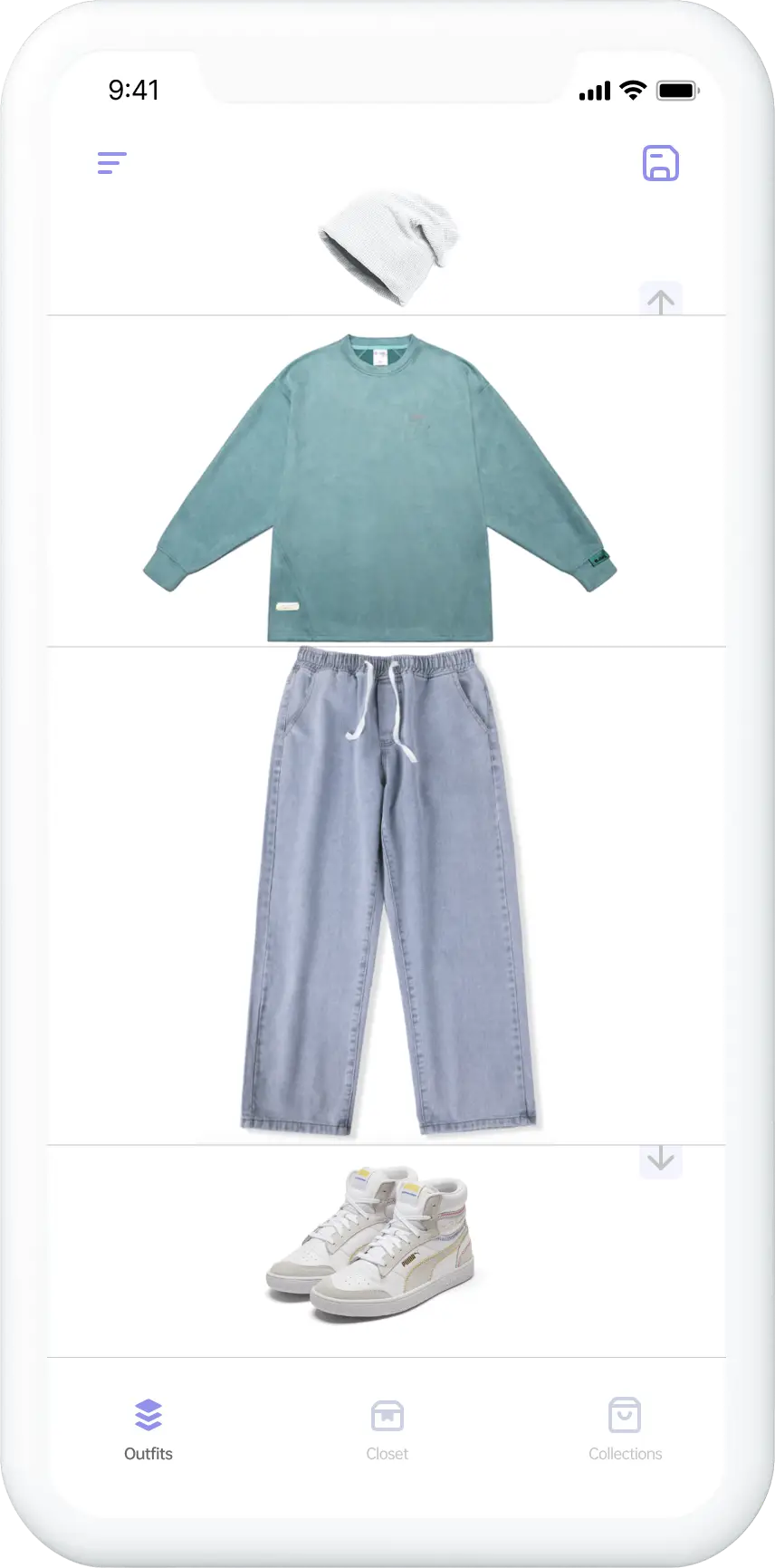 StyleShift app prototype.