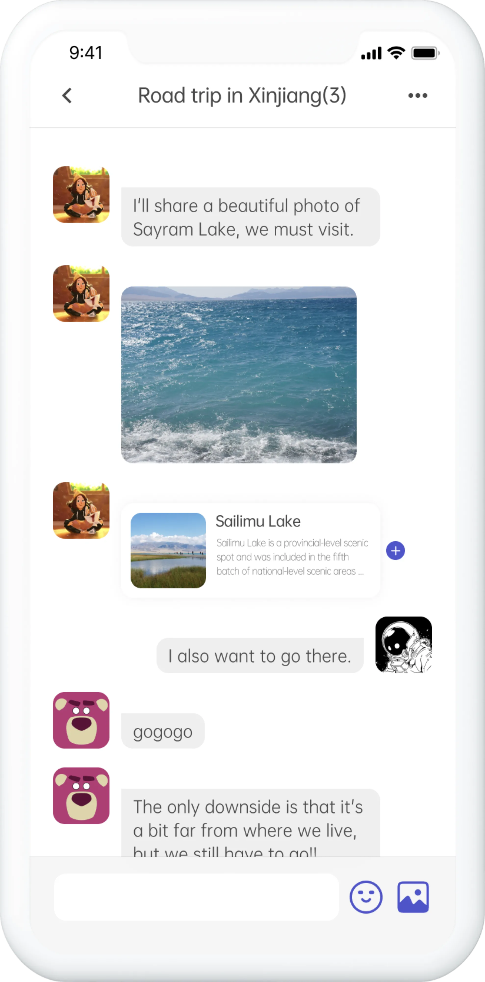TripCollab app prototype.