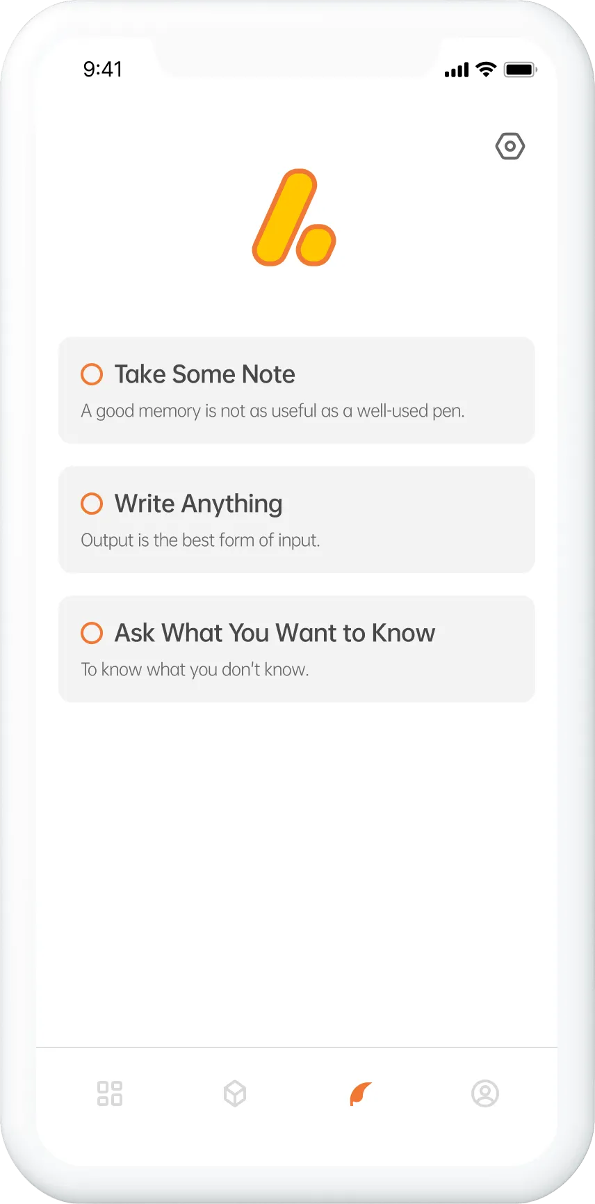 PolySkills app prototype.